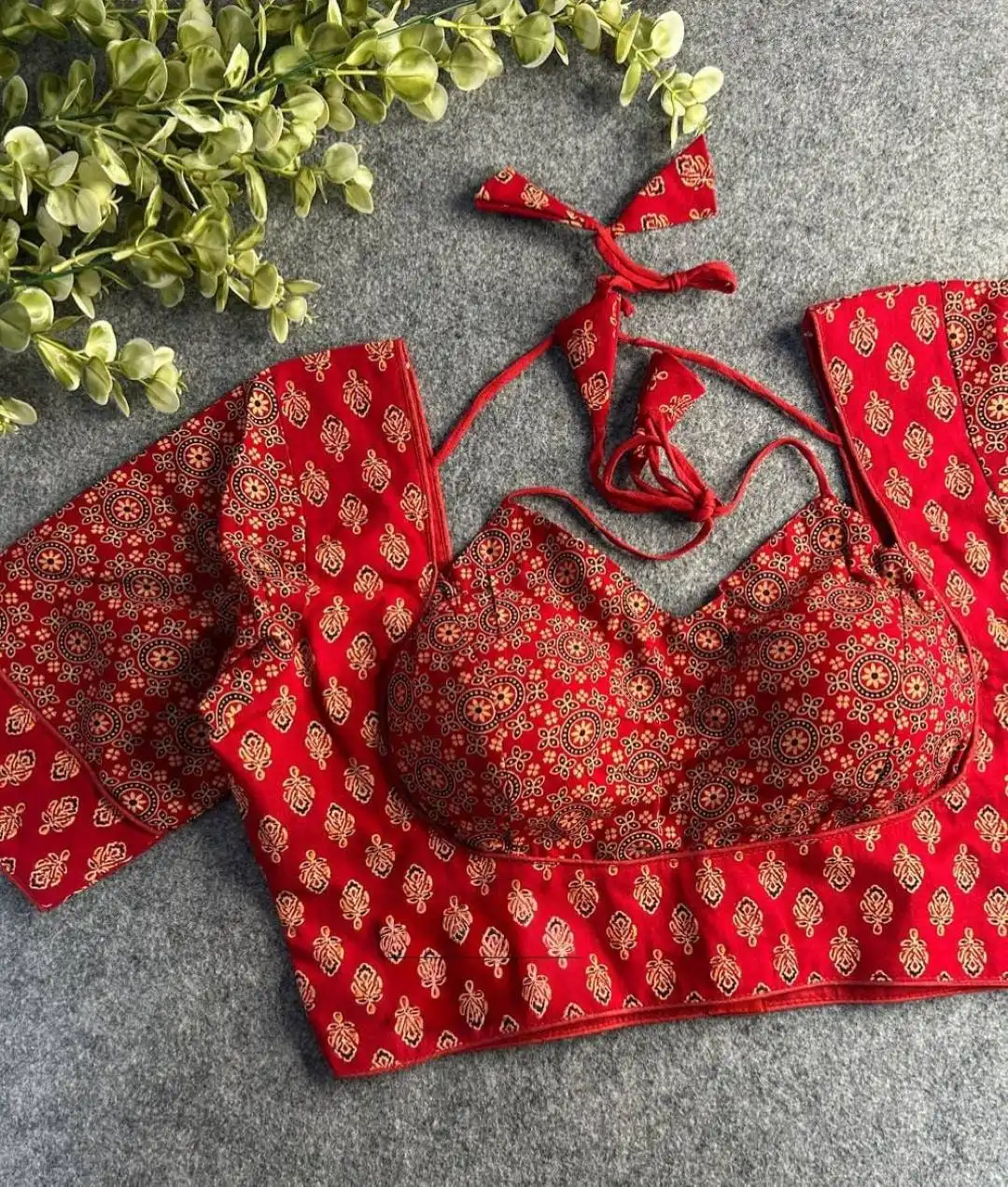 Ruhi Vol 180 Ajrakh Printed Readymade Blouse Wholesale