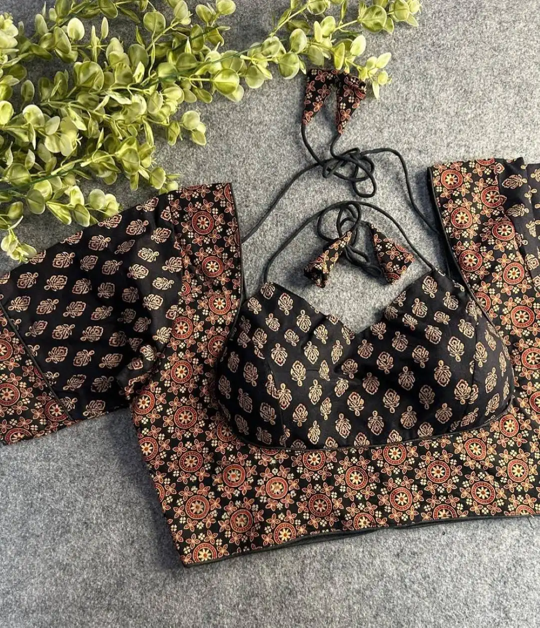 Ruhi Vol 180 Ajrakh Printed Readymade Blouse Wholesale