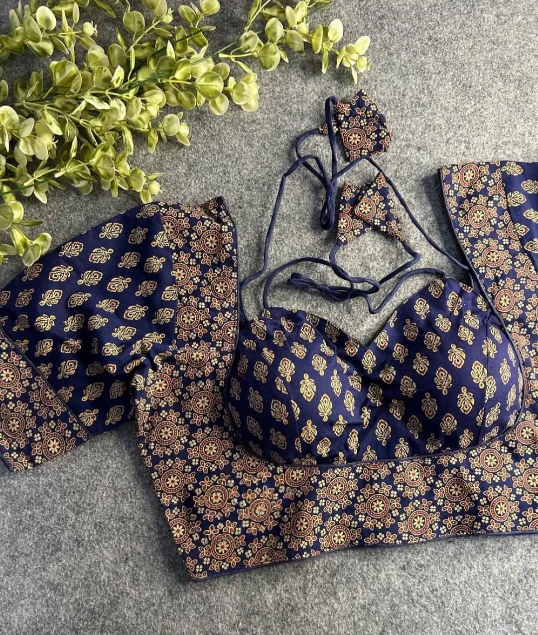 Ruhi Vol 180 Ajrakh Printed Readymade Blouse Wholesale