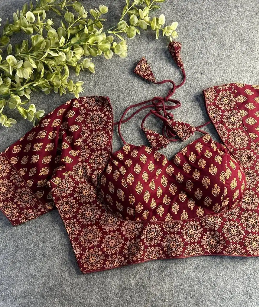 Ruhi Vol 180 Ajrakh Printed Readymade Blouse Wholesale