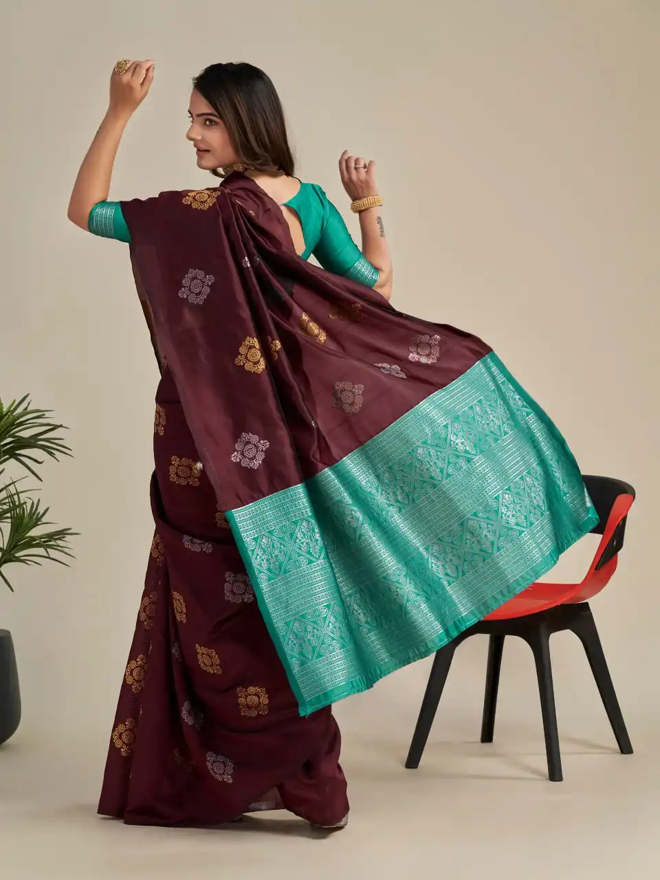 LFK 5101 Silk Banarasi Saree For Women Wholesale
