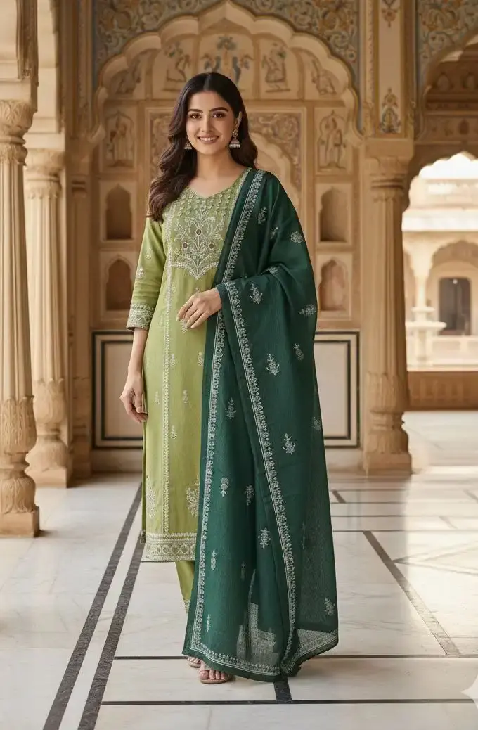 KR 397 Hand Block Print Readymade Dress Wholesale