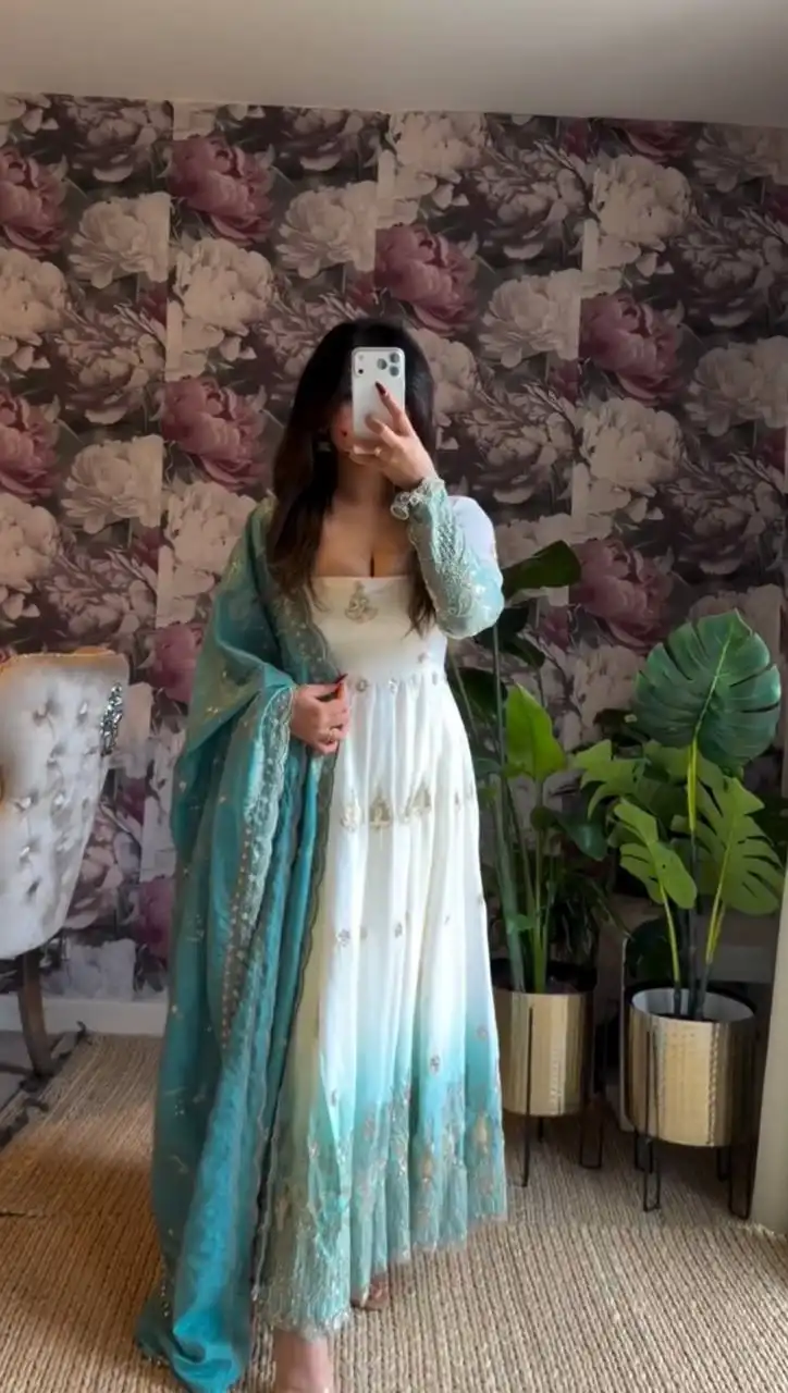 Deepika 5987 Anarkali Dress for Women with Dupatta 3 Piece Set