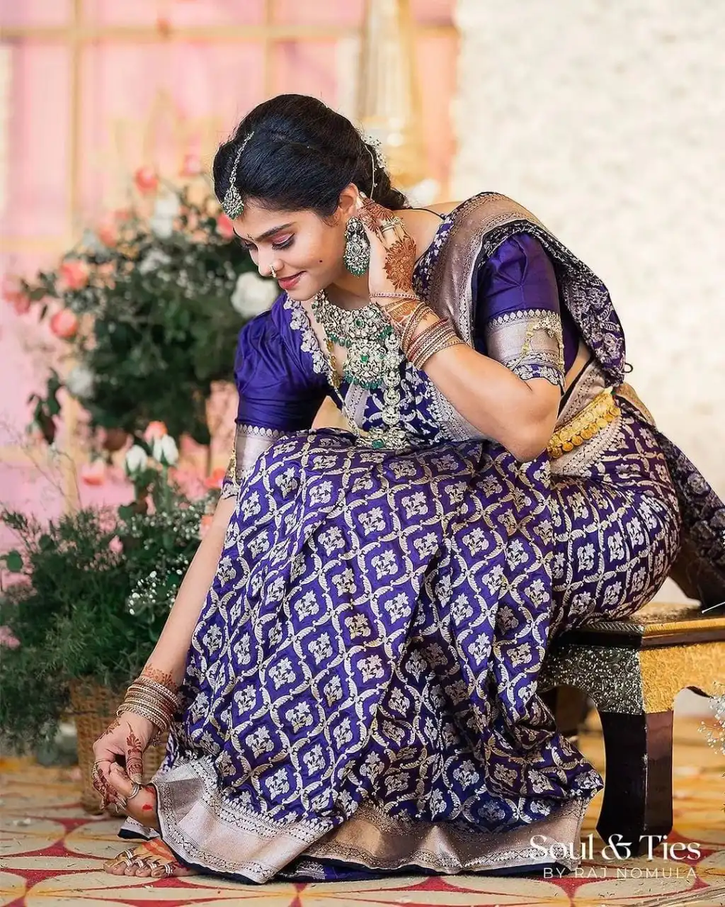 LFK 5209 Banarasi Soft Silk Zari Work Wedding Saree For Women