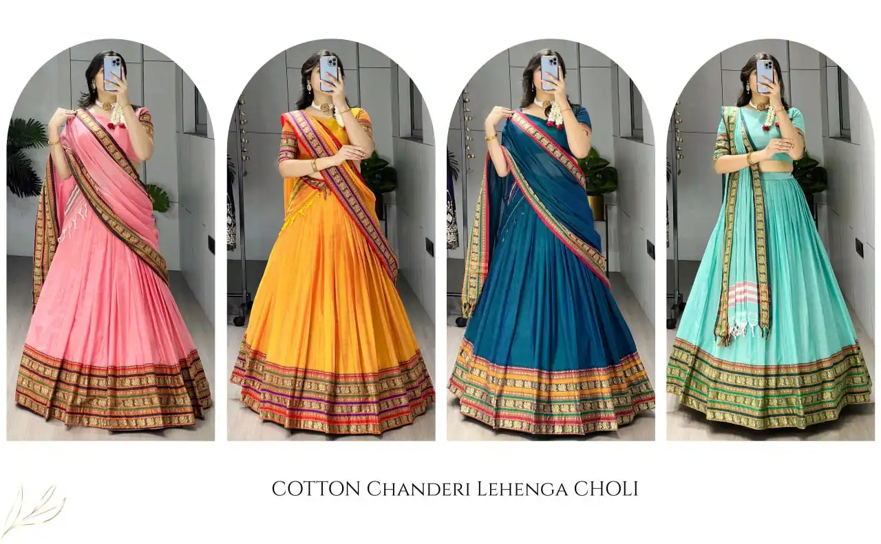 WMT 8127 Simple Occasion Lehenga Choli Wholesale