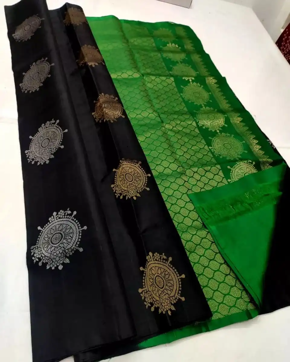 LFK 5209 Banarasi Soft Silk Zari Work Wedding Saree For Women