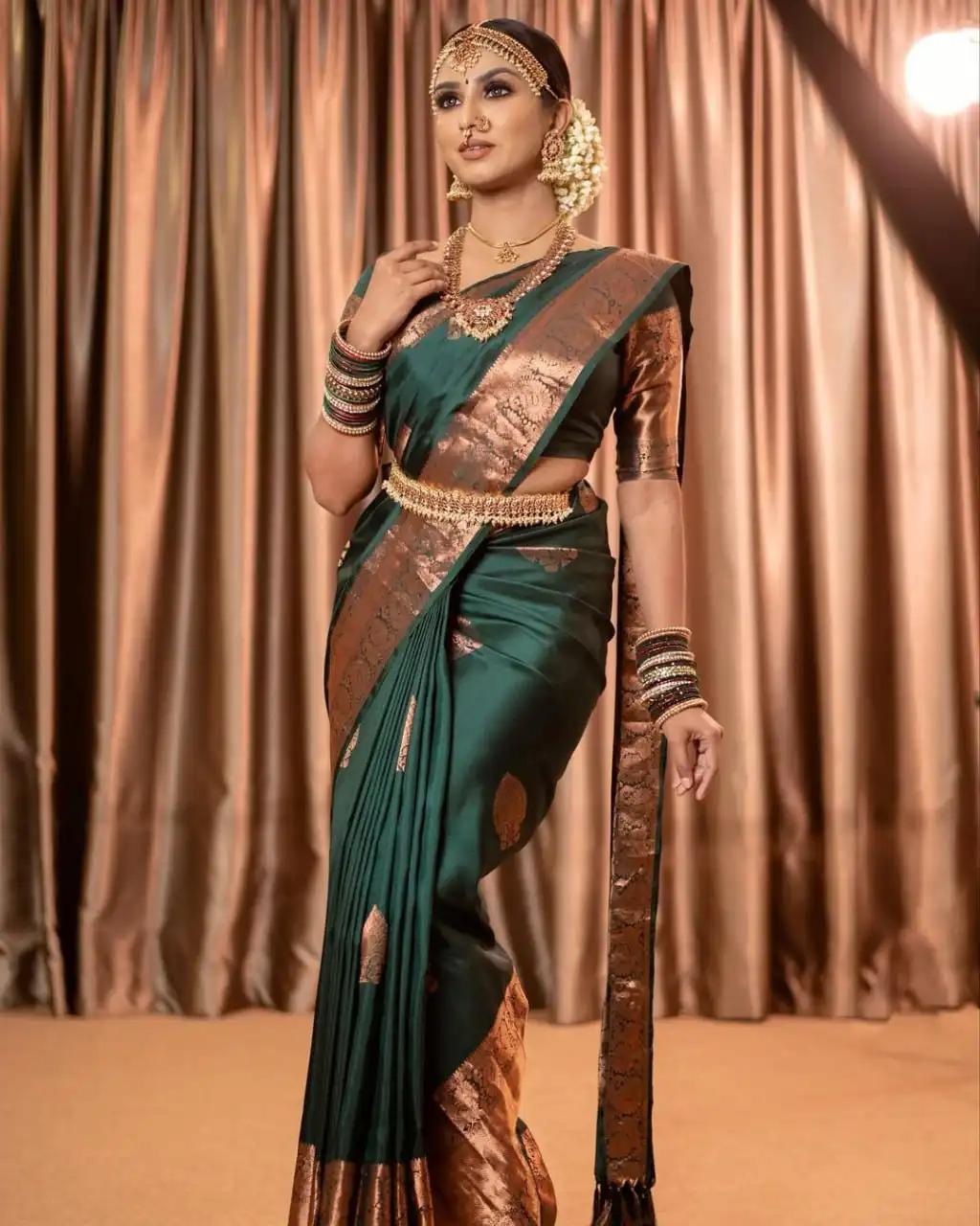 LFK 5209 Banarasi Soft Silk Zari Work Wedding Saree For Women