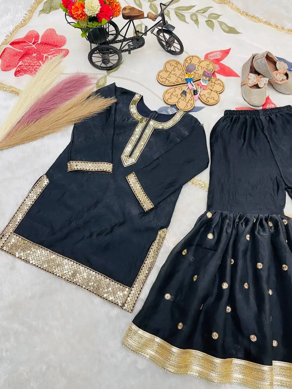 Baby 243 Eid Special Kids Sharara Suit 2026