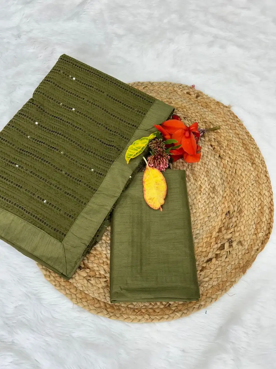 RBC 5020 Heavy Work Leheriya Pattern Saree For Women