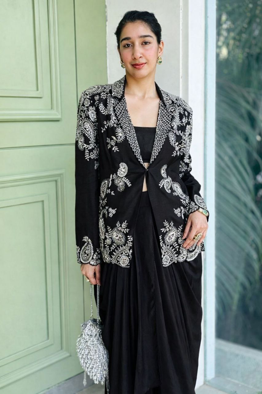 Madhuri 241 Party Wear Koti With Dhoti Lehenga Collection