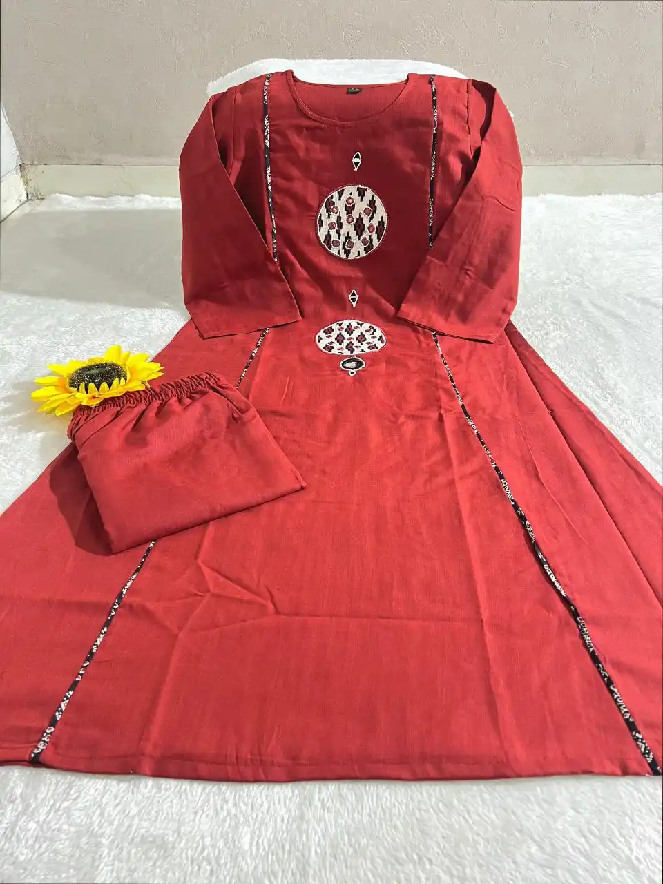 RM Vol 04 Kurti Pant Set Wholesale Market