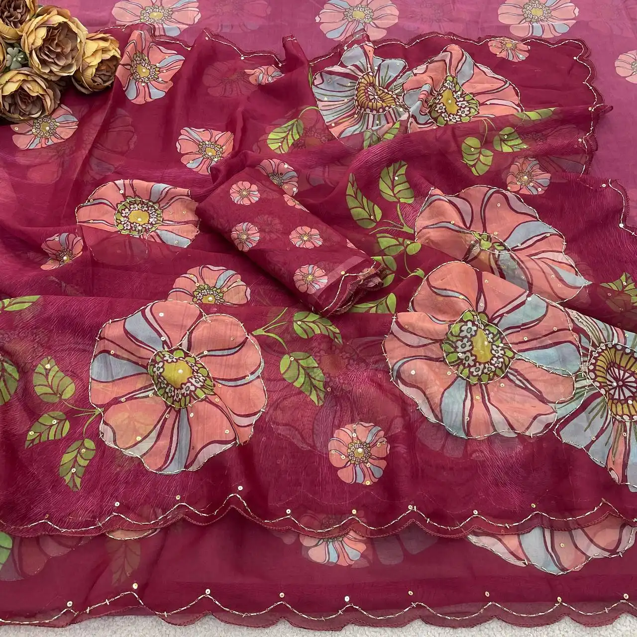 Kusum 821 Printed Saree Wholesale Market