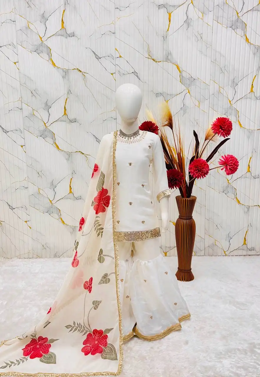 Baby 241 Kids Sharara Dress For Wedding