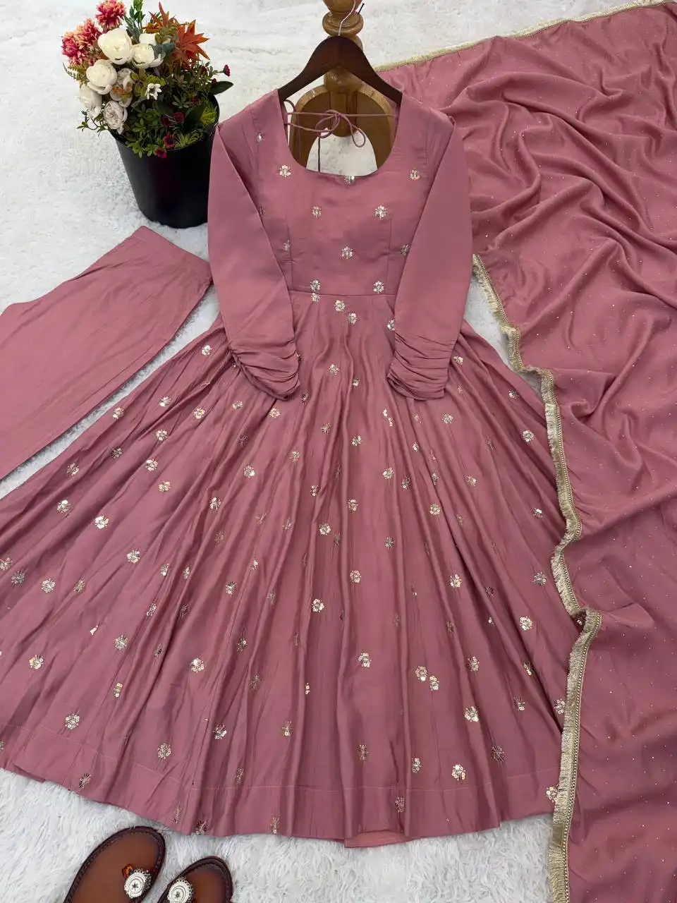 Sabina 5330 Anarkali Kurti Pant With Dupatta Wholesale