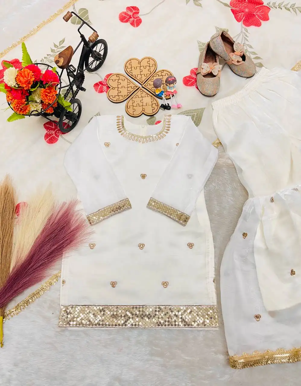 Baby 241 Kids Sharara Dress For Wedding
