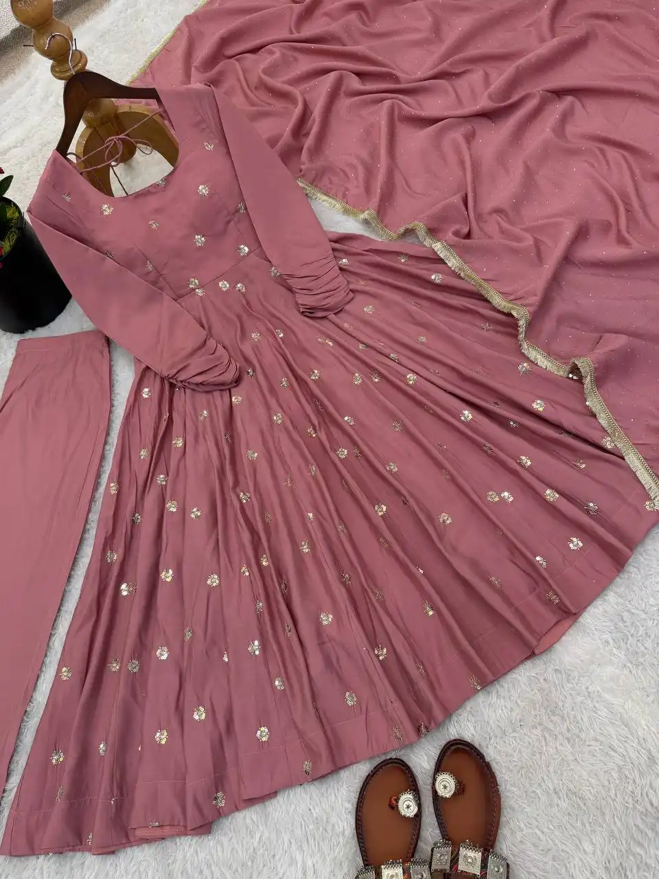 Sabina 5330 Anarkali Kurti Pant With Dupatta Wholesale