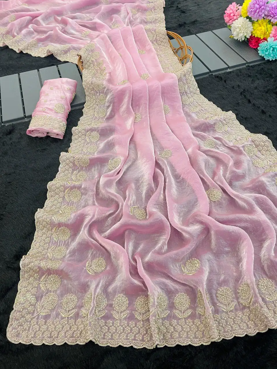 Kusum 823 Designer Fandy Satin Saree Wholesale