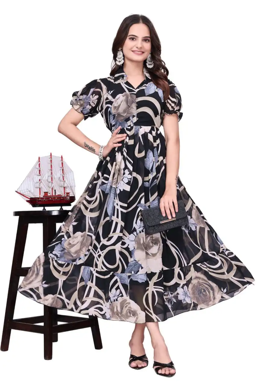 RM Vol 08 Printed Frock Kurti For Women