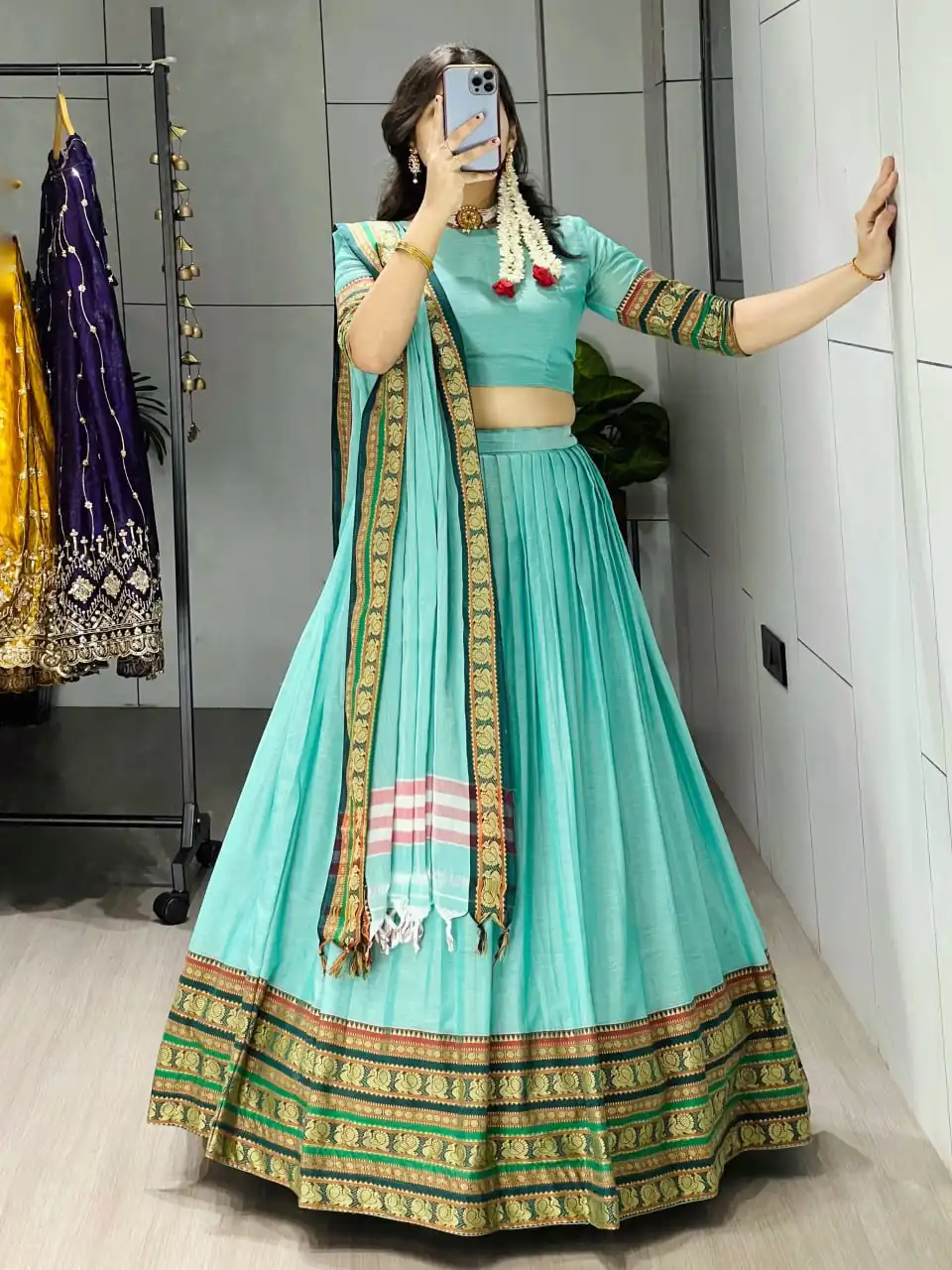 WMT 8127 Simple Occasion Lehenga Choli Wholesale