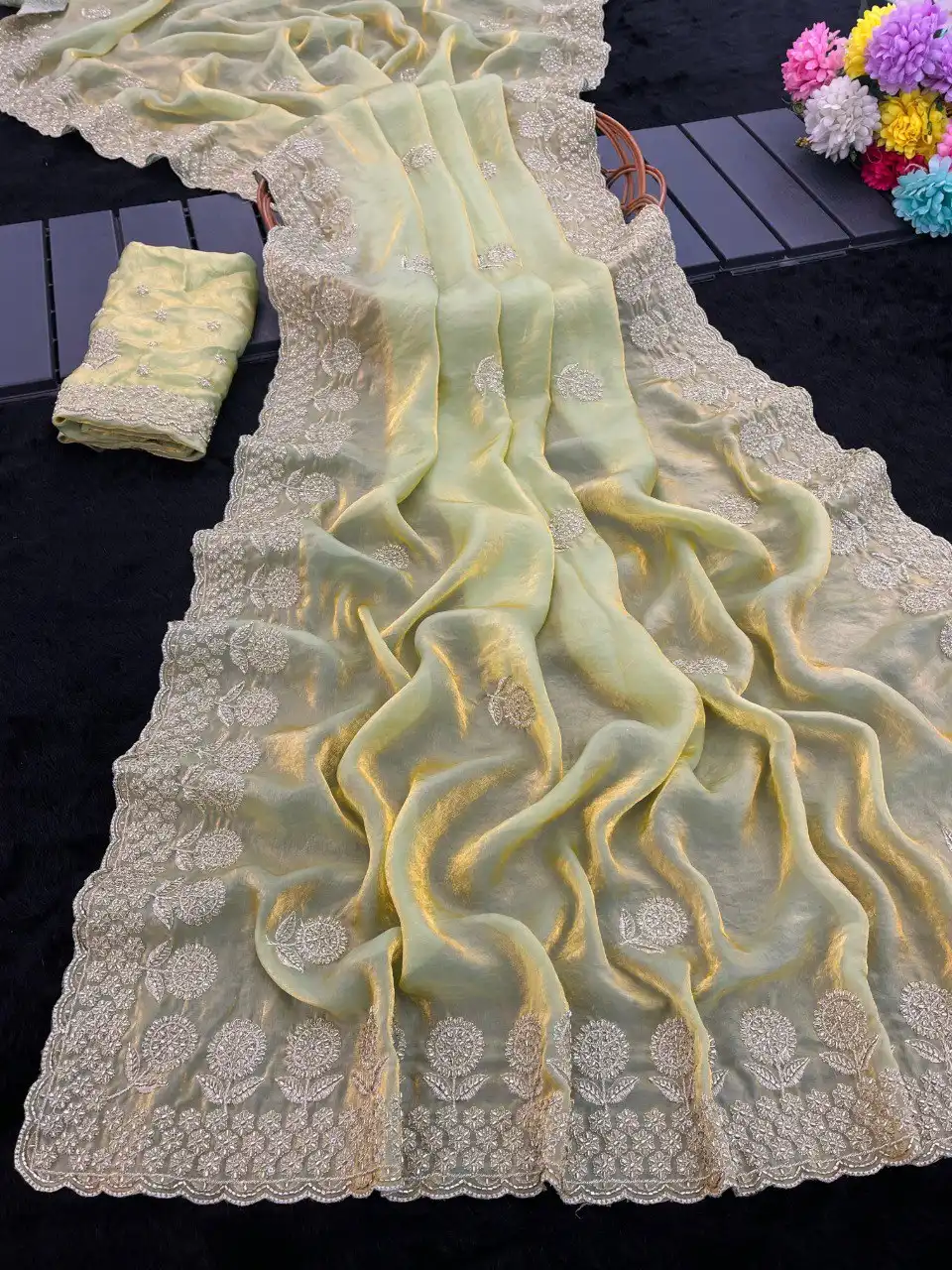 Kusum 823 Designer Fandy Satin Saree Wholesale