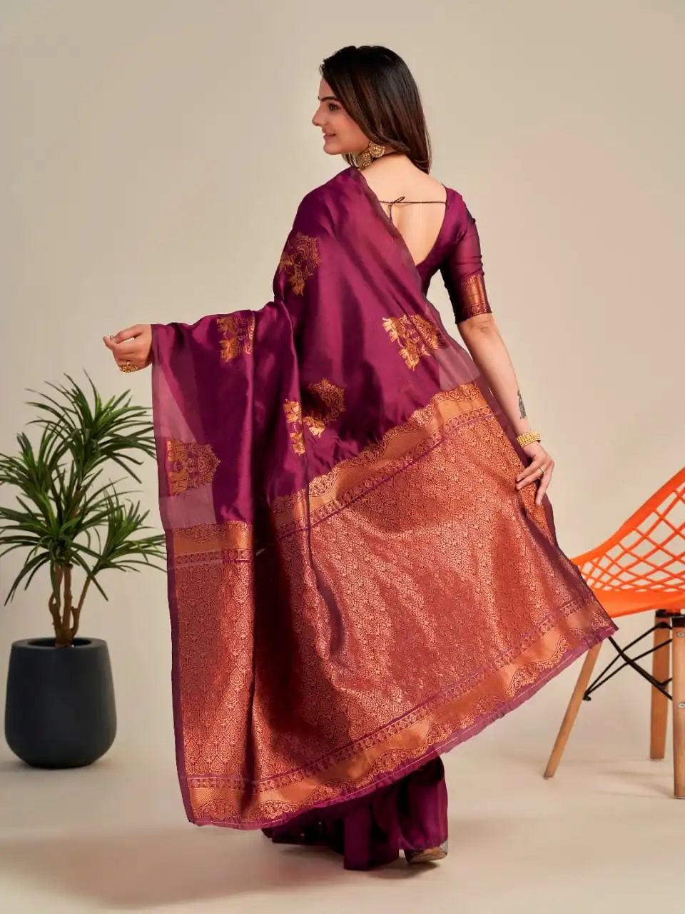 LFK 5101 Silk Banarasi Saree For Women Wholesale