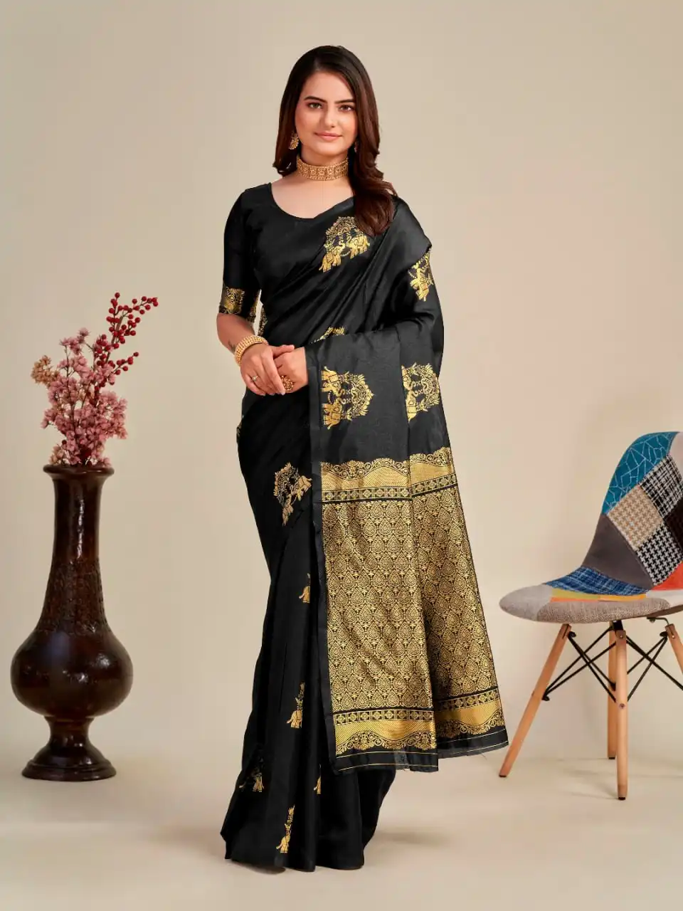 LFK 5101 Silk Banarasi Saree For Women Wholesale