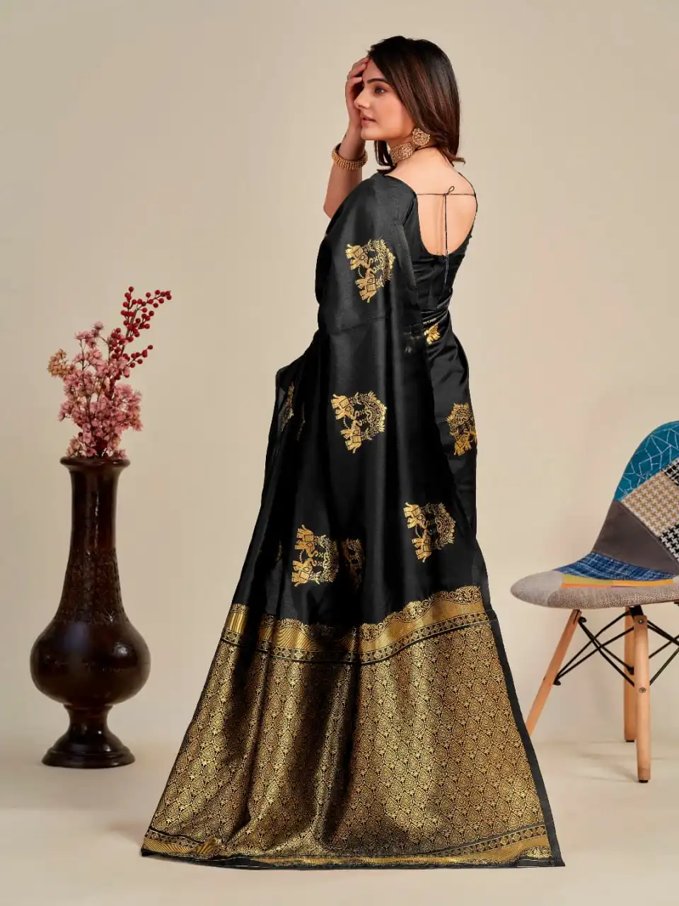 LFK 5101 Silk Banarasi Saree For Women Wholesale