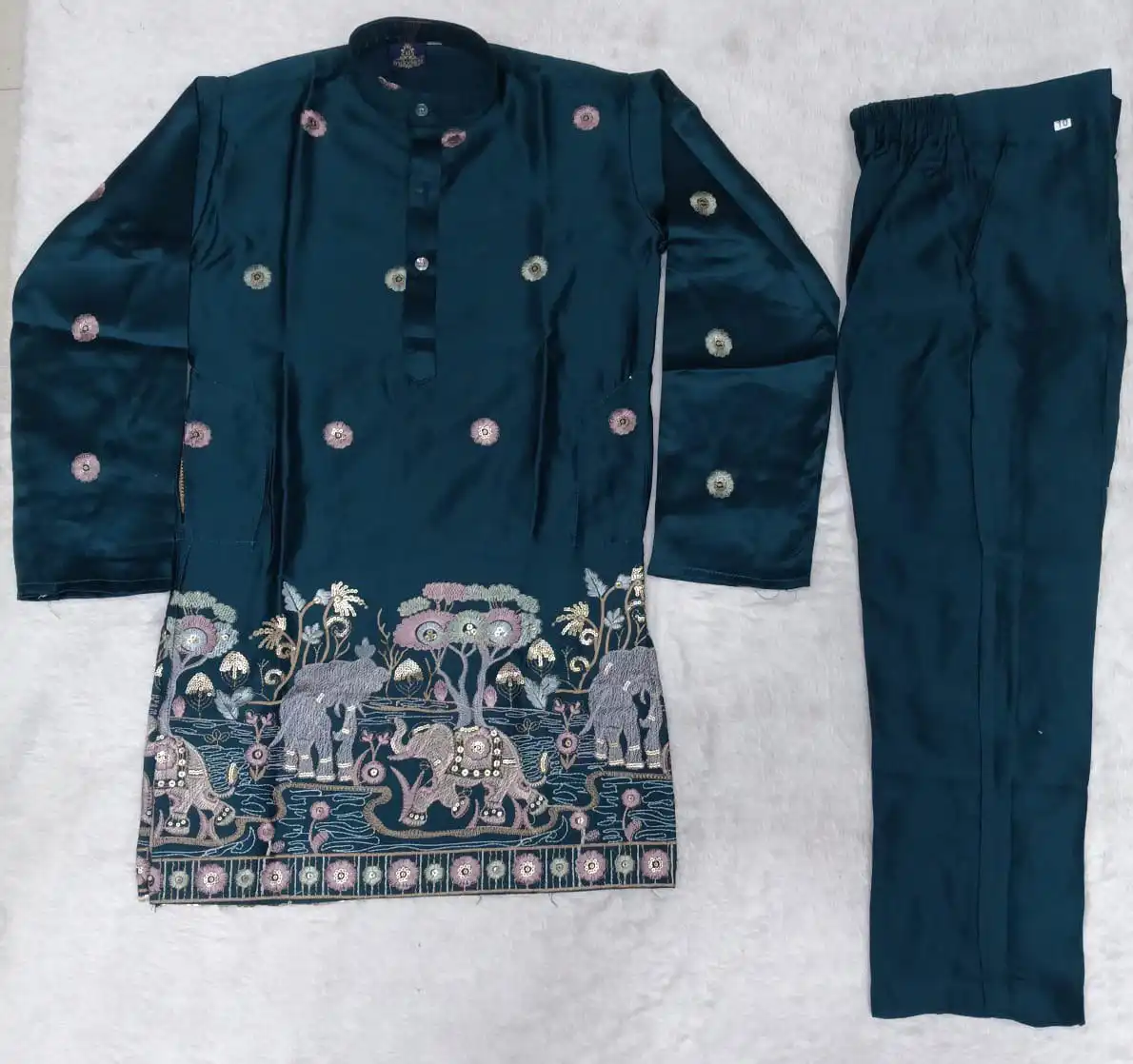 Shyam Vol 83 Kids Wedding Kurta Pajama Daman Work