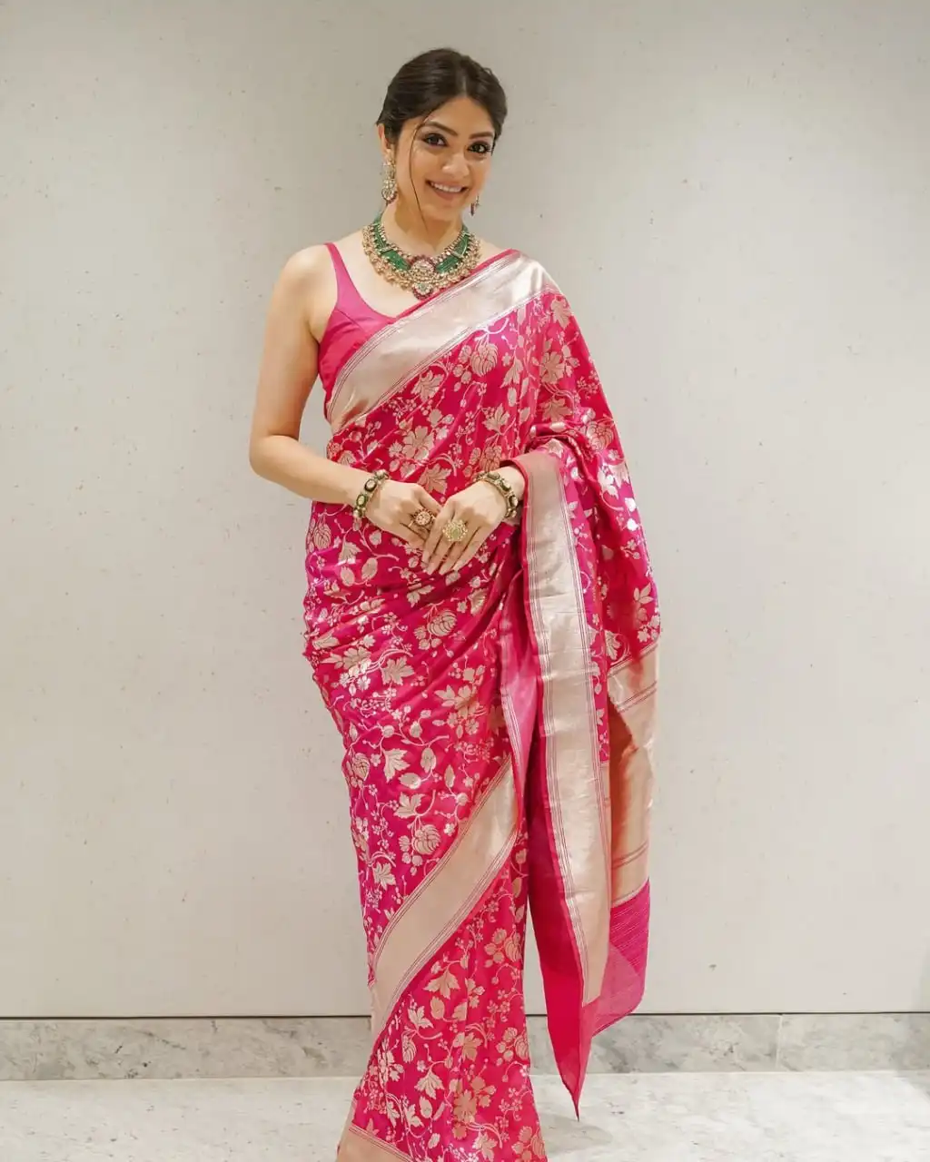 LFK 5312 Jacquard Weaving Banarasi Saree Collection