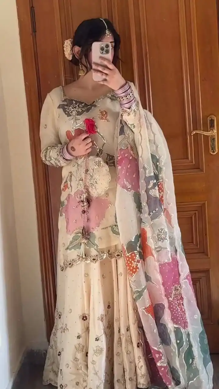 HCR 1116 Printed Heavy Work Top Lehenga Collection