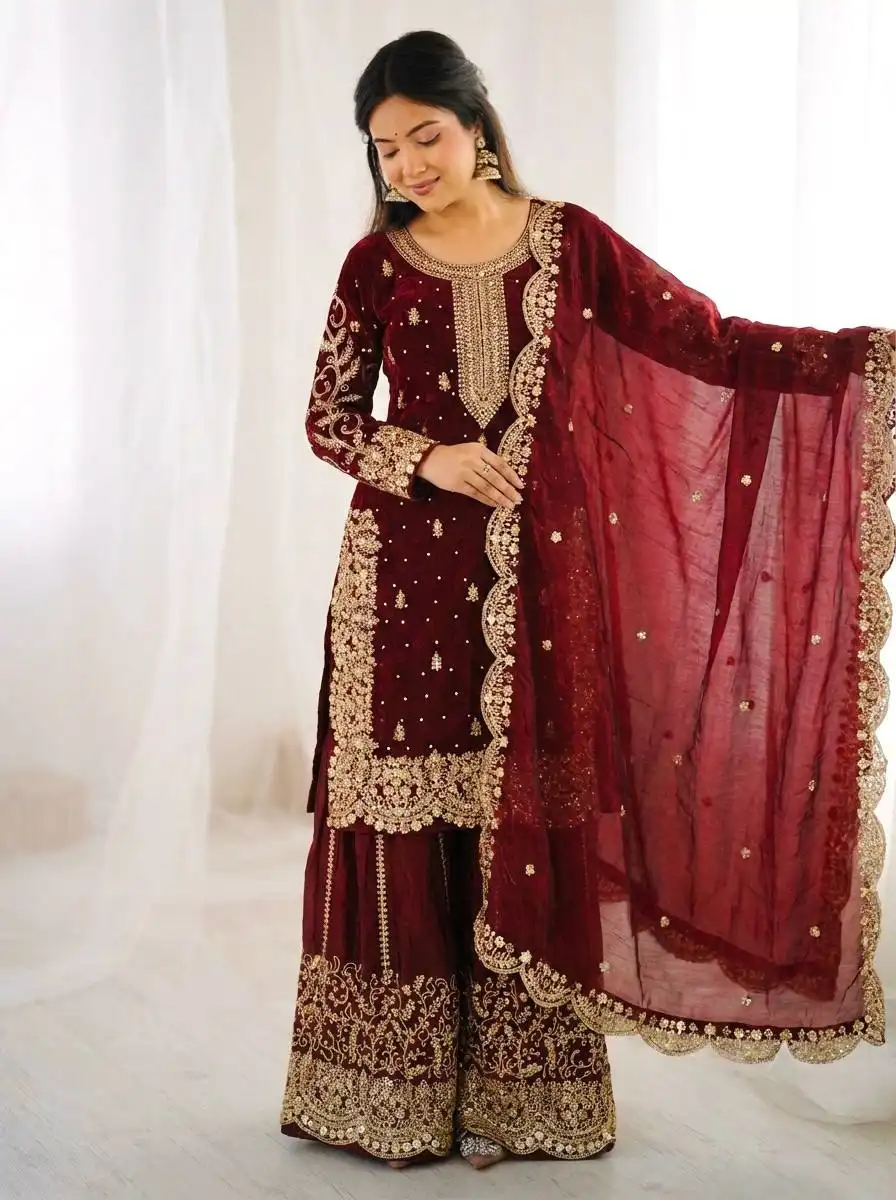 Sabina 3167 Designer Kurti Palazzo With Dupatta Wedding Collection