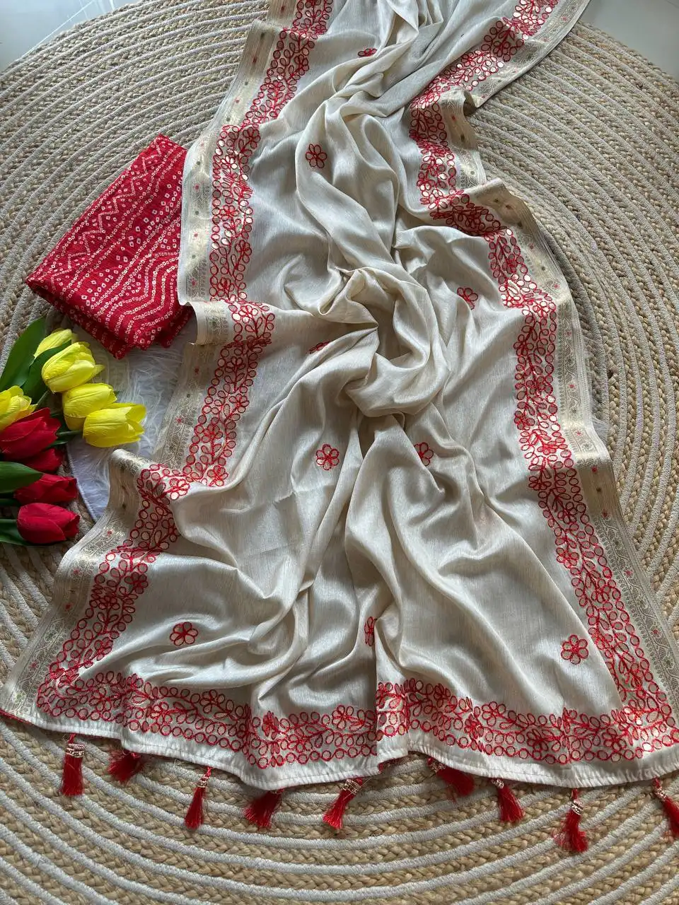 MHV Konika Rajasthani Gotapatti Work Saree Fastival Collection