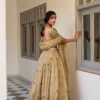 Stylish WMN 1435 Gold Crush Wedding Embroidery Lehenga Choli Wholesale 2026