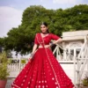 WMN 1663 Roop Chanderi Bandhej Festival Lehenga Choli Wholesale