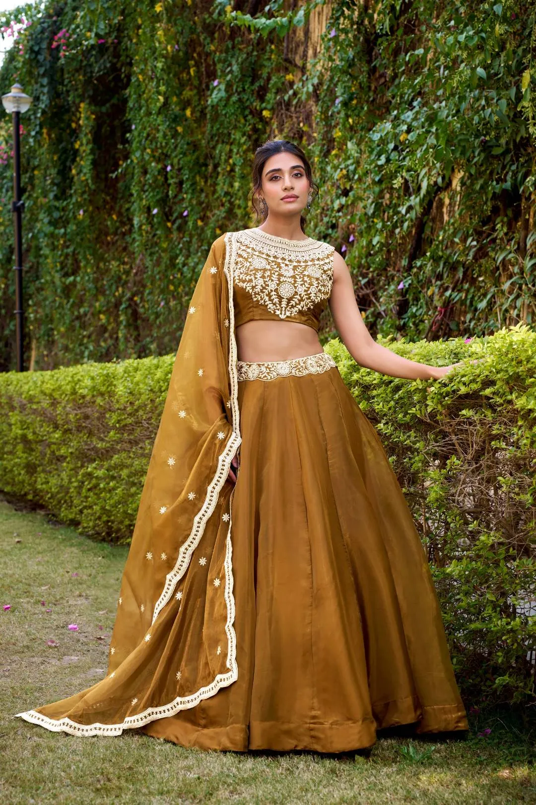 WMN 1445 Elvina Chanda Silk Embroidery Lehenga Choli Wholesale