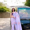WMN 7141 Weightless Marbal Floral Printed Saree Wholesale