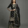 Sabina 5319 Gmy Silk Embroidery Party Wear Sharara Suit Wholesale