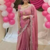 RC1 Nc Moss Sattin Emrodairy Festival Saree Wholesale