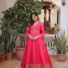 Moni 1235 Russian Silk Embroidery Party Wear Gown Wholesale Surat