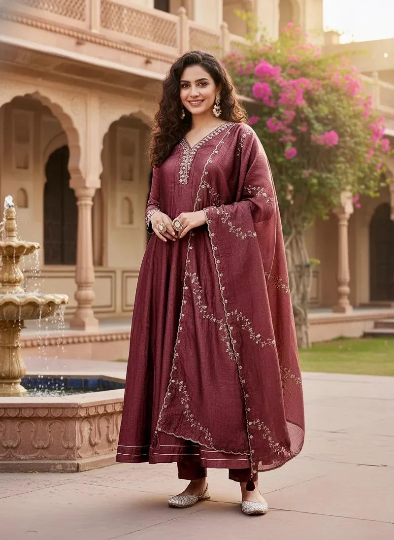 Beauty J 1017 Vichhitra Silk Anarkali Suit Wholesale Online Surat