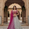 SBD 1831 Faux Georgette Mirror Embroidery Wedding Lehenga Choli Wholesale Surat