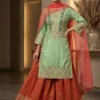 BV 457 Cos-Moss Cording Sequence Sharara Suit Wholesale Surat