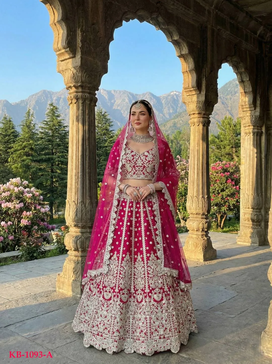 KB 3318 Star Georgette Embroidery Bridal Lehenga Choli Wholesale Surat