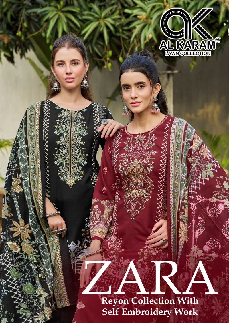 Al Karam Zara Vol 1 Readymade Rayon Printed Kurti Set Collection Wholesale
