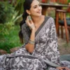 Kashvi Butter Silk Vol 1 Satin chiffon Printed Saree Collection Wholesale
