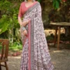 Latest Kashvi Butter Silk Vol 1 Satin chiffon Printed Saree Collection Wholesale 2026