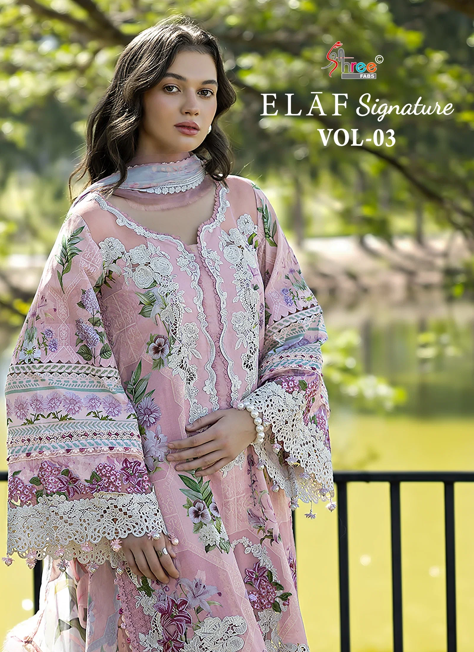 Shree Elaf Signature Vol 3 Chiffon Dupatta Pakistani Salwar Kameez Wholesale