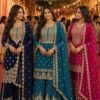 Mrudangi Hima Georgette Embroidered Salwar Kameez Collection Wholesale
