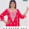 Blue Hills Elizabeth Vol 9 Rayon With Thread Worked Kurti With Bottom Dupatta Set Wholesale
