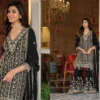 Stylish Eba Nayaab Black And White Chinon Embroidered Salwar Suits Wholesale 2026